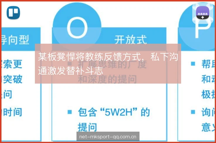 某板凳悍将教练反馈方式，私下沟通激发替补斗志